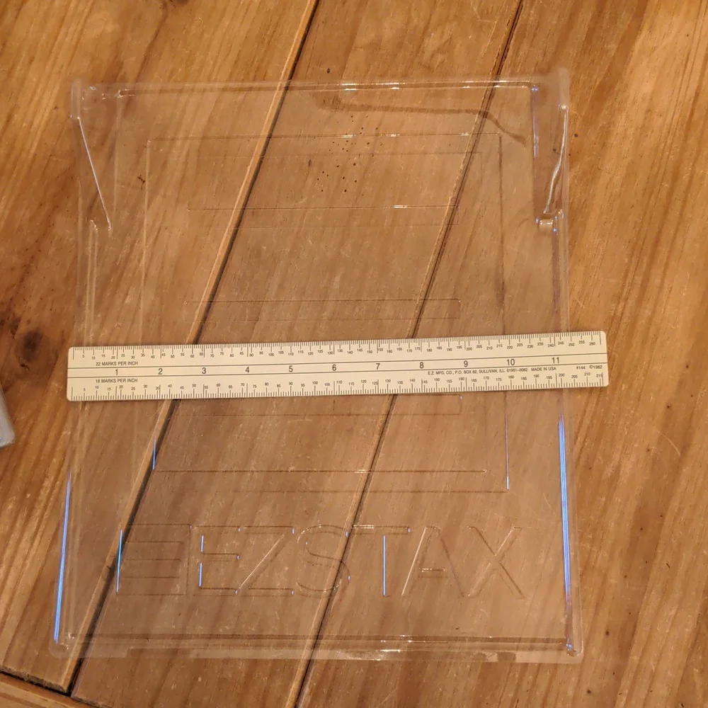 Set of 18 Clear EZSTAX Tee Shirt Organizer Storage Trays
